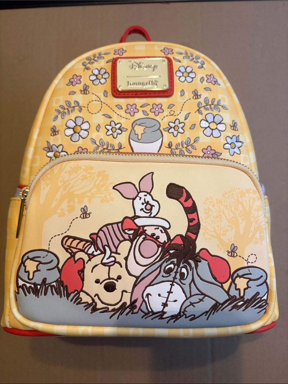 Loungefly Yellow Winnie the Pooh & Friends Mini Backpack